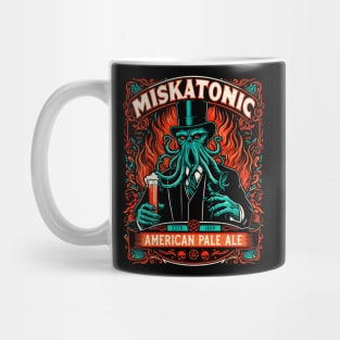 Miskatonic Ale - Cthulhu LoveCraft Beer - Vintage Gothic Mug